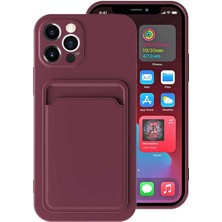 Akare iPhone 12 Pro Uyumlu ​​akre Ofix Kapak-Mürdüm