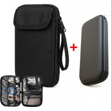 Microcase 2in1 Set Küçük Kablo Organizer + Stylus Pen Kılıfı AL5392