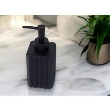 Gönül Mutfak Gönül Gnl 4862 Seramik Siyah Sıvı Sabunluk 16X6.5 cm
