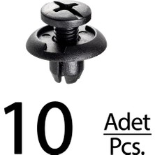 Alpha Auto Part Honda Accord Civic Prelude Integra Legend Için Çamurluk Klips - 10 Adet