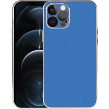 Akare iPhone 12 Pro Max Kılıf Akre Viyana Kapak-Saks Mavi