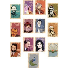 Dara Yayınları Kürt Ünlüleri Not Defterleri - Mem U Zin - Mehmed Uzun - Ahmet Kaya - Yılmaz Kaya Ehmede Xani Seti