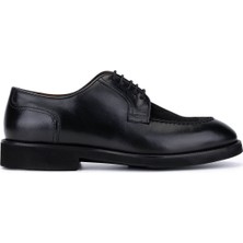 Tamer Tanca Erkek Hakiki Deri Siyah Klasik Ayakkabı 1171 259-04 Erk Ayk SK25-26 Sıyah