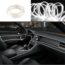 Araç Içi Neon Aydınlatma LED Göğüs Torpido Ledi Neon Ip LED Beyaz 2 Metre