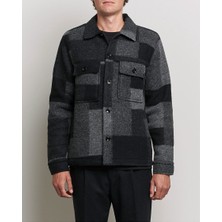 Nn.07 - Wilas Checked Flight Jacket Black
