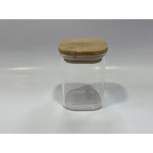 Gönül Mutfak Gönül Gnl 3289 Bambu Kapaklı Borosilikat Kavanoz 6X6X8 cm