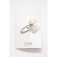 Yuko B.  Paris Milena White Çıtçıt Toka