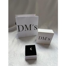 DMs Silver Ay Taş Detaylı Gümüş Charm'ı