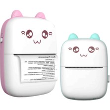 Urfakent Sevimli Mini Taşınabilir Yazıcı Printer