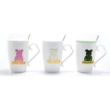 Urfakent Ayıcık Tasarımlı Porselen Kupa Bardak