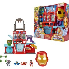 Urfakent G1259 Iron Man And His Awesome Friends Iron Quarters Oyun Seti