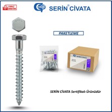 6X110 Altıköşe Trifon Vida Dın 571 Beyaz