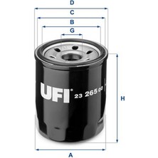 Ufi Xmpdby Yağ Filtresi Fiat Egea-Doblo-Albea-Palio-Brava-Marea-Punto-Stilo 1.2 1.4 Astra F-Combo-Corsa A-B-Vec TRA-TIGRA-L200-CIVIC