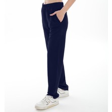 Asn Concept Düz Model Cepli Kadın Lacivert Eşofman Altı (Büyük Beden Seçeneğiyle)