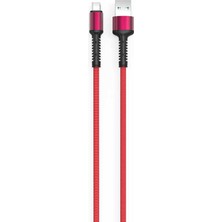 Zore Kırmızı LS64 Micro USB Kablo