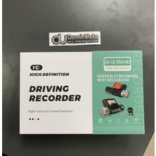 Ducar CX22S 3 Kameralı Araç Içi Kamera Ön 2k Arka 2k