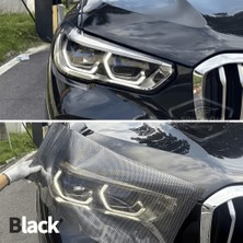 Caralp Siyah Hologram Petek Desen Far Stop Filmi Far Folyosu Far Çizik Çizilme Engelleyici Folyo 100 x 30 cm