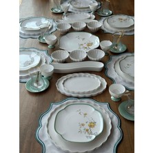 Rossev Peachy Kahvaltı Takımı 55 Parça 6 Kişilik