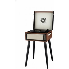 Neffo Retro Bluetooth Pikap Speaker | 3 Hızlı Plak Çalar