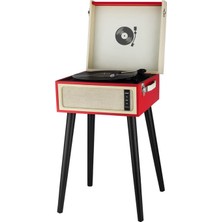 Neffo Retro Bluetooth Pikap Speaker | 3 Hızlı Plak Çalar