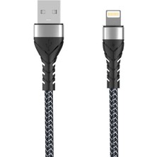 Zore Siyah Bax Lightning USB Kablo 1m