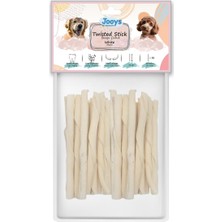 Jooys Beyaz Burgu Çubuk 12 cm 50'li