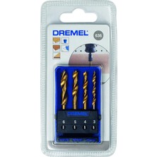Dremel 636 Titanyum Kaplama Ahşap Delici Uç Seti, 4'lü