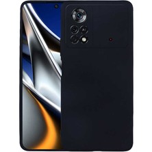 Sionel Xiaomi Poco X4 Pro 5g Kılıf Snel Premier Silikon Kapak-Siyah