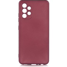 Sionel Galaxy A32 4g Kılıf Snel Premier Silikon Kapak-Mürdüm