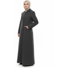 Perinaz Kadın Büyük Beden Kaşmir Kaşe Manto