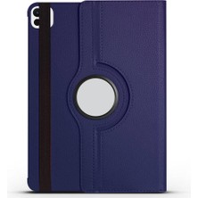 Sionel iPad Pro 11 2025 M5 Zore Dönebilen Standlı Kılıf - Lacivert
