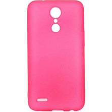 Sionel Lg K8 Kılıf Snel Premier Silikon Kapak-Pembe