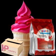 Premium Kırmızı Dut Soft Dondurma Tozu 750 gr x 16'lı