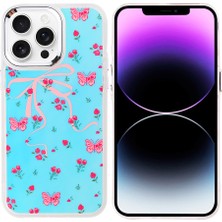 Sionel iPhone 14 Pro Max Kılıf Airbag Tasarımlı Snel Hadra Kapak - Kelebek