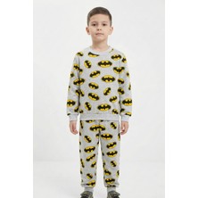 New Kids Şardonlu Baskılı Tam Kalıp 2 Iplik Erkek Çocuk Takımı