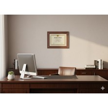 Nsp Belge Çercevesi A4 Kardelen Ceviz