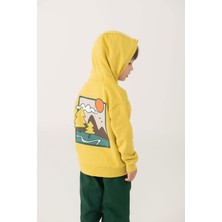 Boboli Erkek Çocuk Ağaç Dağ Baskılı Sweatshirt
