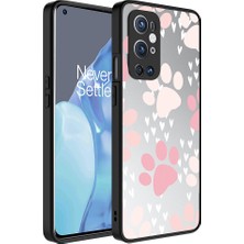 Sionel One Plus 9 Pro Kılıf Aynalı Desenli Kamera Korumalı Parlak Snel Mirror Kapak-Pati