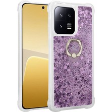 Sionel Xiaomi Mi 13 Kılıf Snel Milce Kapak-Mor