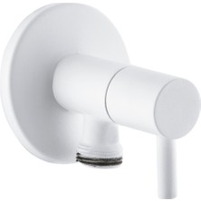 Karen Banyo Angle Valve Glayor Taharet Musluğu, Beyaz, Cisa 48937