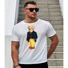 T-Shirt Yetişkin Ayıcık Baskılı Tişört