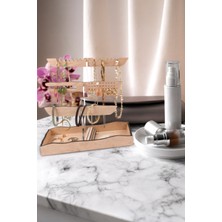 Pikas Modern Dekoratif Ahşap Çok Amaçlı Takı, Aksesuar Standı