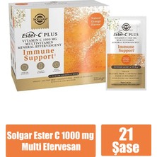 Solgar Ester C 1000 Mg Multi Efervesan 21 Saşe