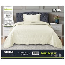 Bella Home Lydia Kadife Yatak Örtüsü Tek Kişilik