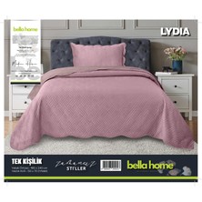Bella Home Lydia Kadife Yatak Örtüsü Tek Kişilik