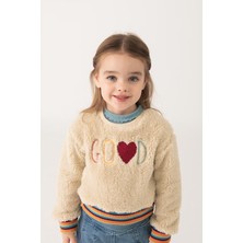 Boboli Kız Çocuk Good Nakışlı Sweatshirt