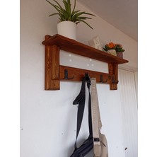 Mrm Wood Ahşap Portmanto Duvar Askılığı Elbise Askılığı