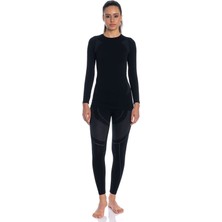 Thermoform Extreme Kadın Seamless Termal Uzun Kollu Içlik Seti Siyah