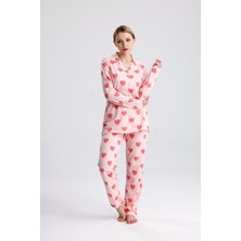 Yeni İnci Pamuklu Pijama Takımı 5007