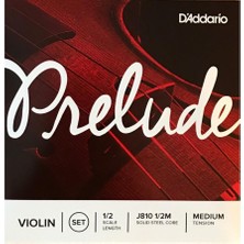 D'addario J81012 Keman Tel Seti Prelude 1/2 Medium